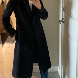 Babaton Classic Black Wool Coat XS